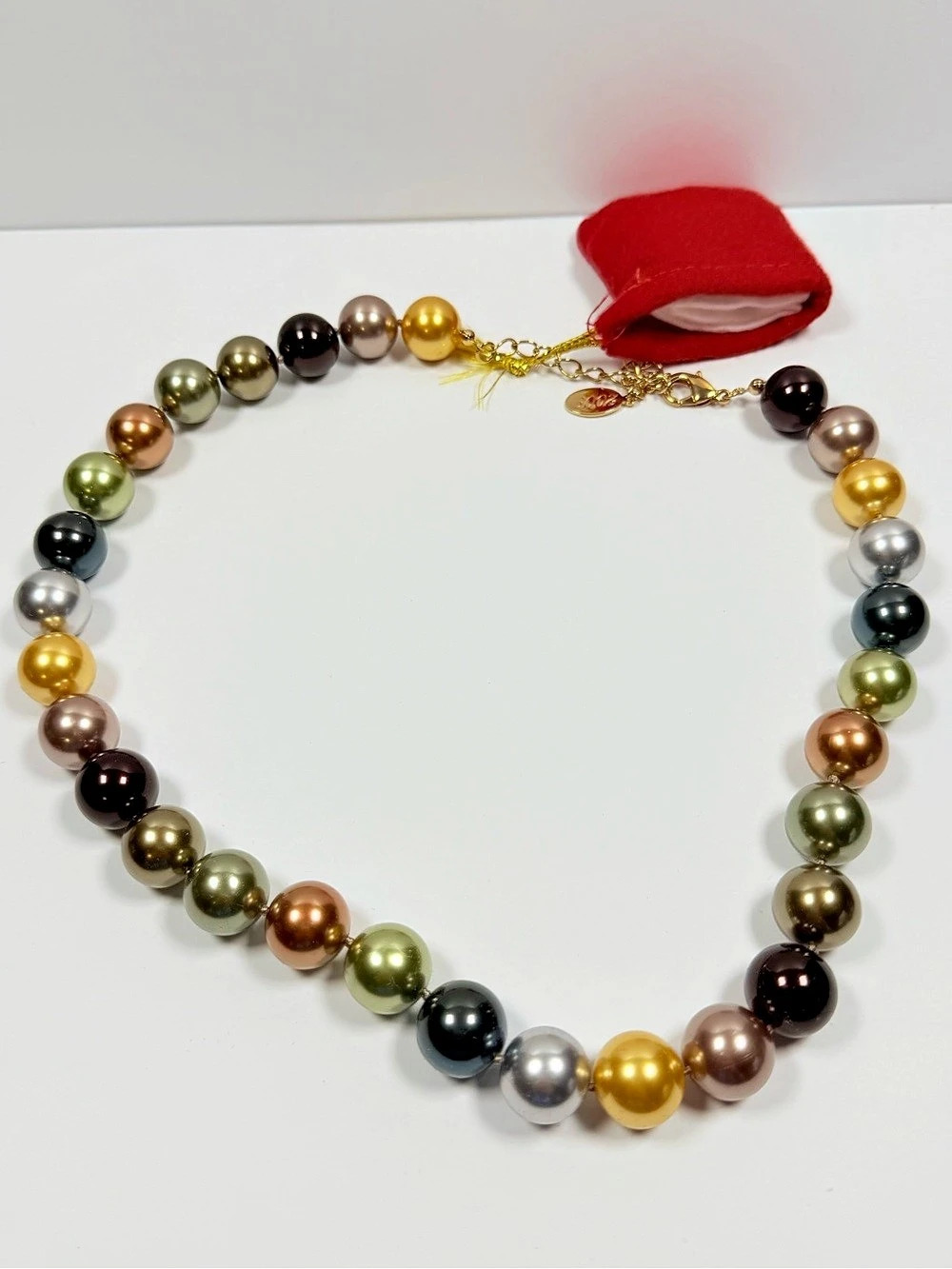 KJL by Kenneth Jay Lane Multicolor Beaded Necklace Like New